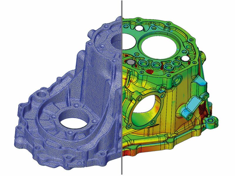 CAD-Modell eines Prototyps, erstellt durch Reverse Engineering