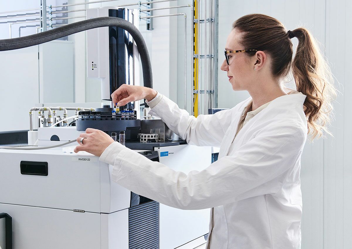 Gaschromatographie mit Masenspektrometrie zur Trennung organischer Stoffgemische