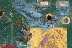 Analysis of thermal damage such as hot and shock cracks in materials