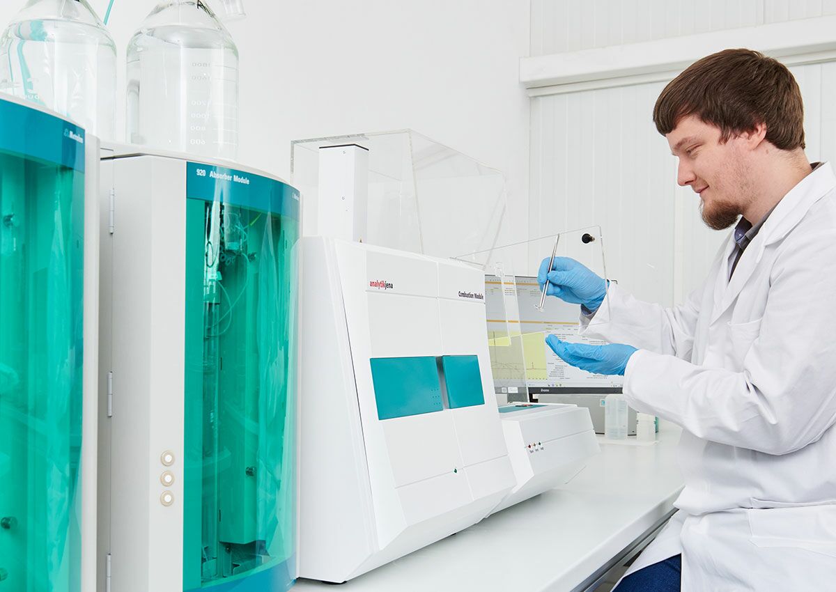 Combustion ion chromatography to analyse for AOX