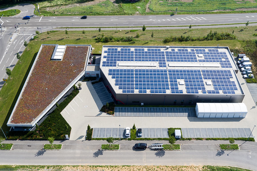 Neuer Firmensitz für Qualitätsdienstleistungen in Nürtingen, gebaut 2017